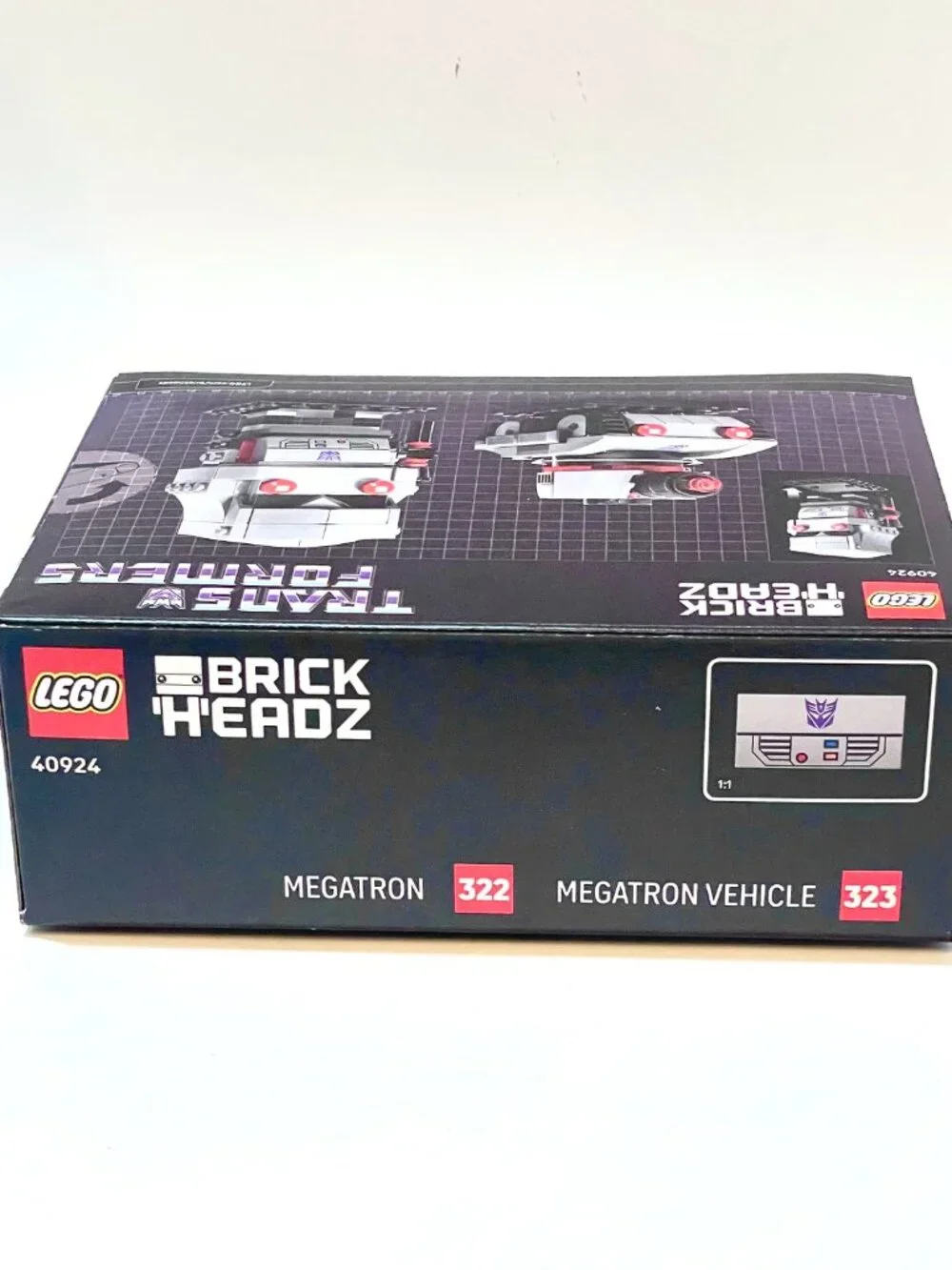 LEGO 40924 Brickheadz TRANSFORMERS Megatron Robot & Vehicle NIB In Hand